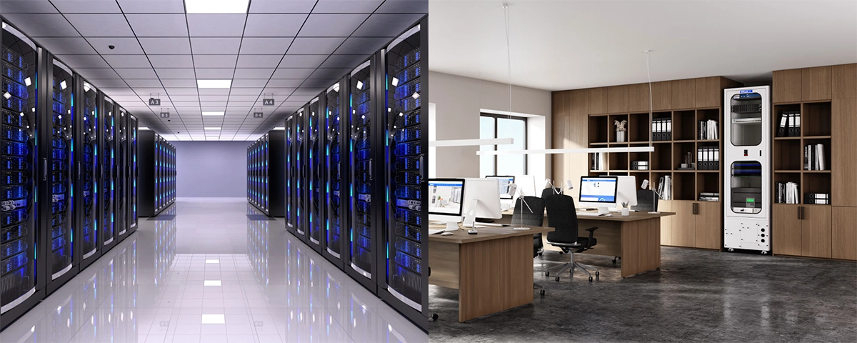 Traditional vs next generation server rooms